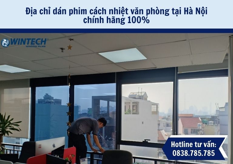 dán phim cách nhiệt văn phòng tại Hà Nội