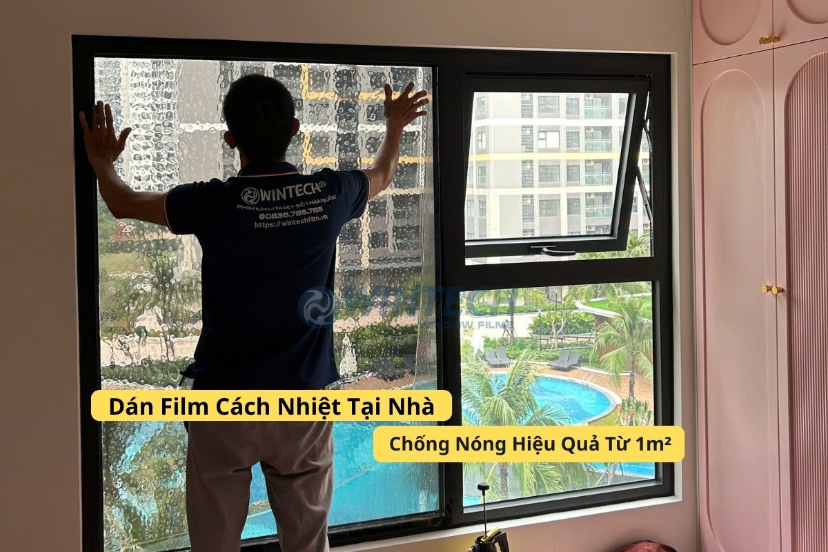dán film cách nhiệt tại nhà