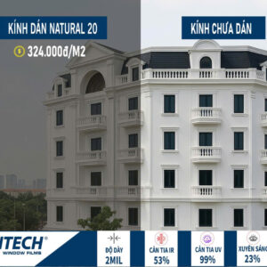 PHIM CÁCH NHIỆT NATURAL 20 WINTECH – HÀN QUỐC