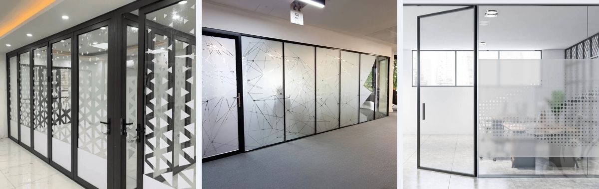 Dán Decal Mờ Kính Văn Phòng