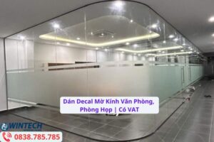 Dán Decal Mờ Kính Văn Phòng