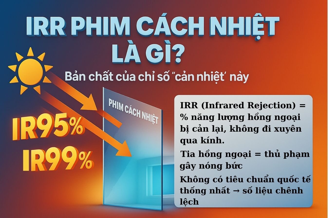 IRR phim cách nhiệt là gì