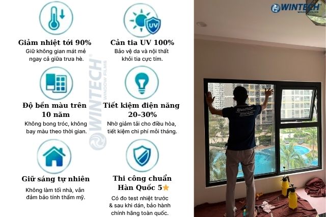Phim Cách Nhiệt Nhà Kính Wintech Hàn Quốc 