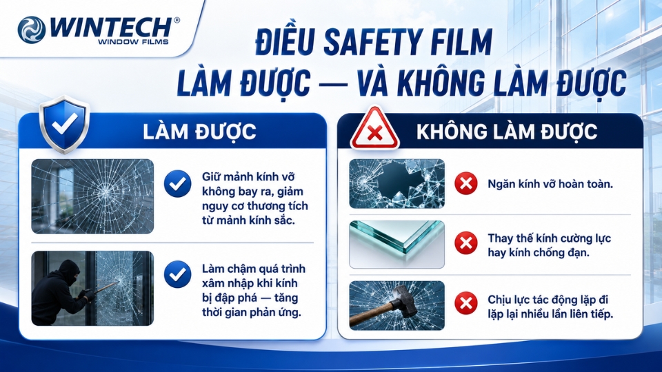 Phim Cách Nhiệt Có Chống Vỡ Kính Không