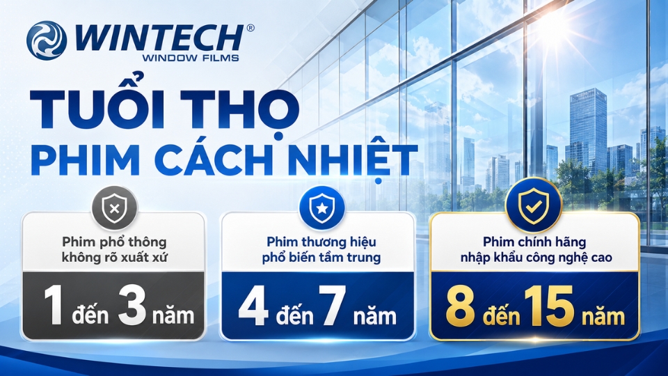 phim cách nhiệt dùng được bao lâu